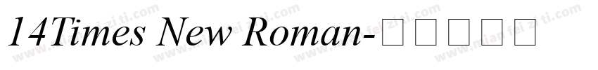 14Times New Roman字体转换